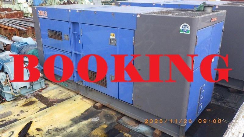 จองแล้ว เครื่องจักร เครื่องปั่นไฟ Denyo